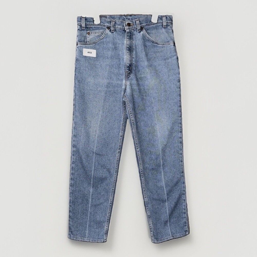 Vintage Levi's 540 Jeans Men 33x29 Made in USA Flex Light Wash Blue Denim 5-Pock